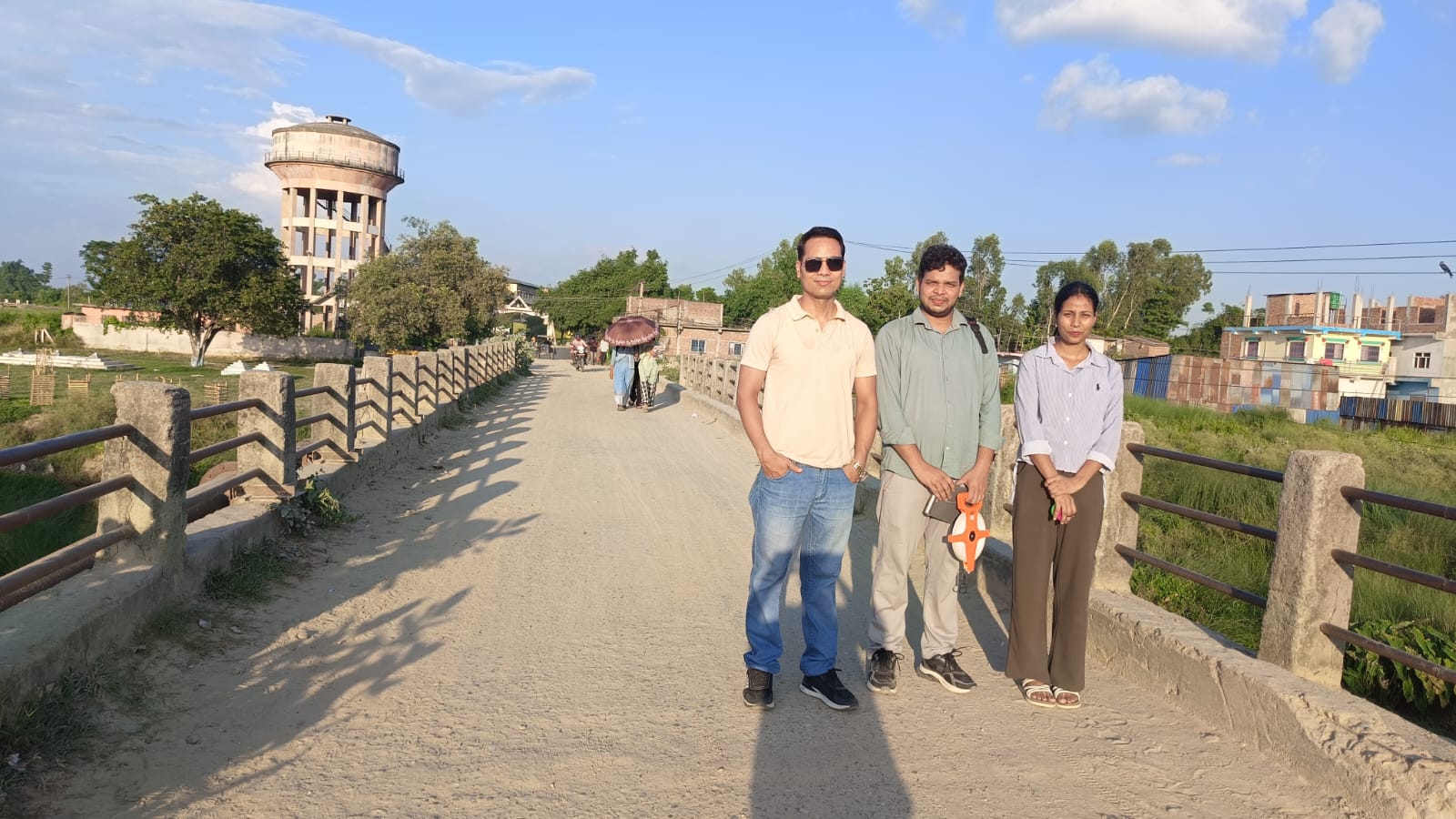 भवानीपुर - बकुलिया पुलको अनुगमन तथा निरिक्षण